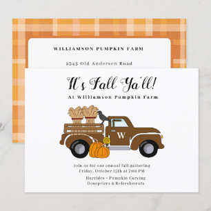 C'est automne Ya'll Fall Party Invitation
