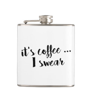 C'est café que je jure le flacon de citation de