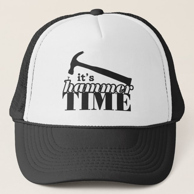 C'est casquette de camionneur de temps de marteau (Devant)
