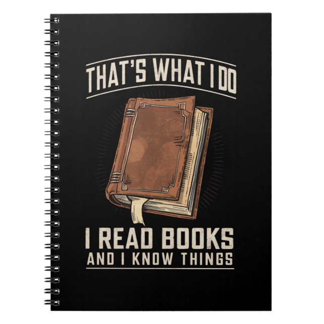 C'est ce que je fais Je lis des livres et je sais  (Devant)