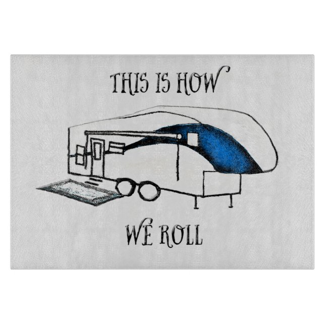 C'est comment nous roulons la planche à découper (Devant)