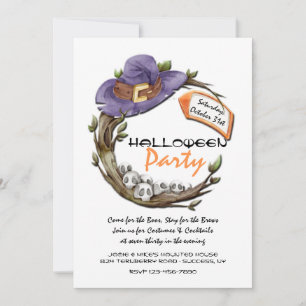 C'est des invitations pour une fête d'Halloween