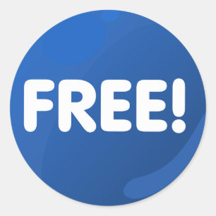 C'est gratuit ! Autocollant
