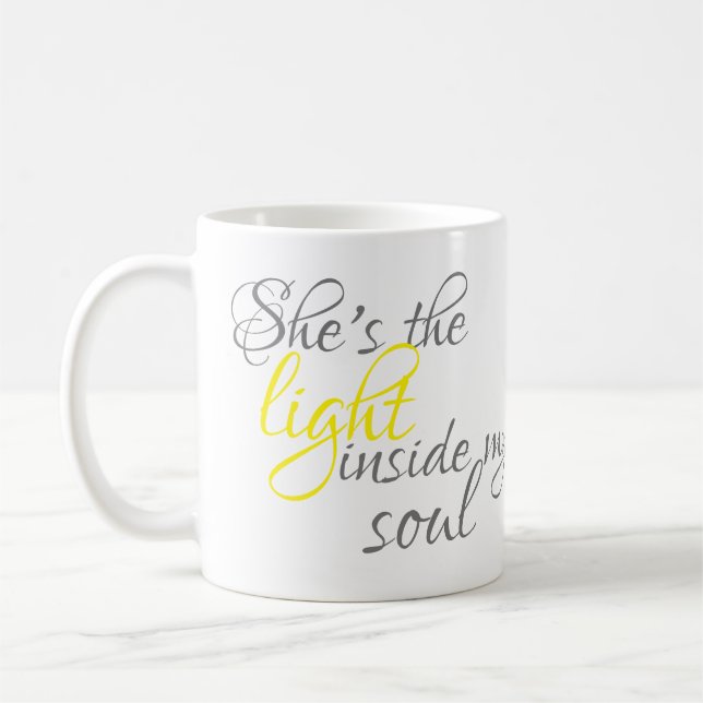 C'est la lumière à l'intérieur de ma tasse de café (Gauche)