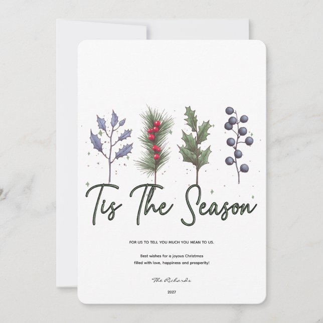 C'est la saison Carte de Noël (Devant)