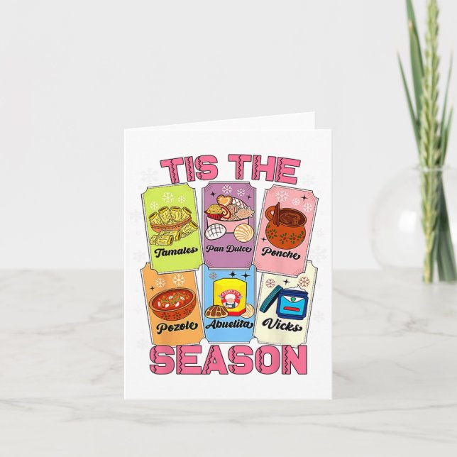 C'Est La Saison Carte de Noël Mexicaine Pan de Noë (Devant)