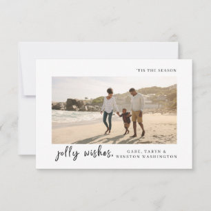 C'est la saison   Carte de Noël simple