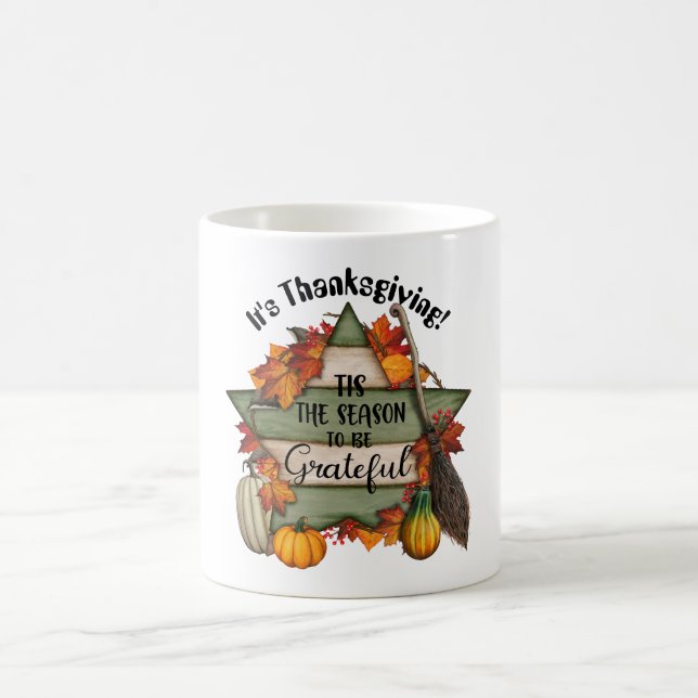 C'Est La Saison D'Être Gratuit Mug De Café (Centre)