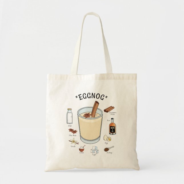 C'Est La Saison Eggnog Sac fourre-tout De Vacances (Devant)