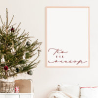 "C'est la saison Noël Poster de Noël