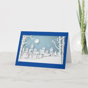 C'EST LA SAISON "POUR DÉCORER" NOËL SOUHAITE CARTE