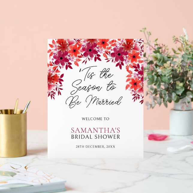 C'est la saison pour se marier Floral Shower de ma (Mariage)