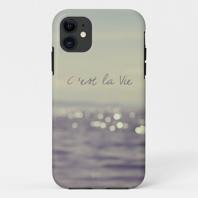 C'est La Vie Case-Mate iPhone Case (Back)