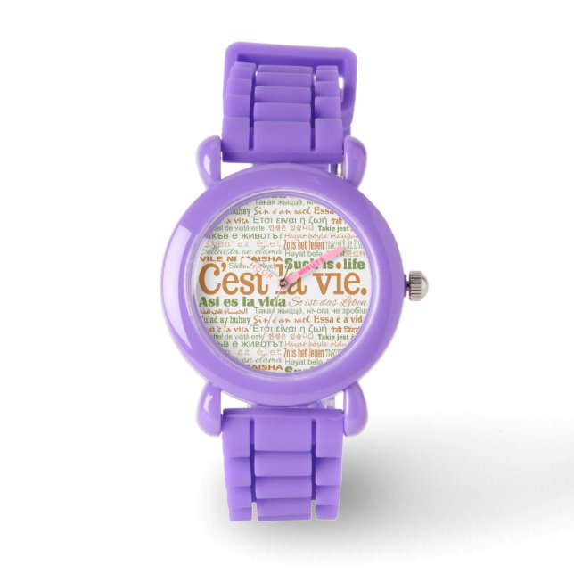 C'est La Vie custom watches (Front)