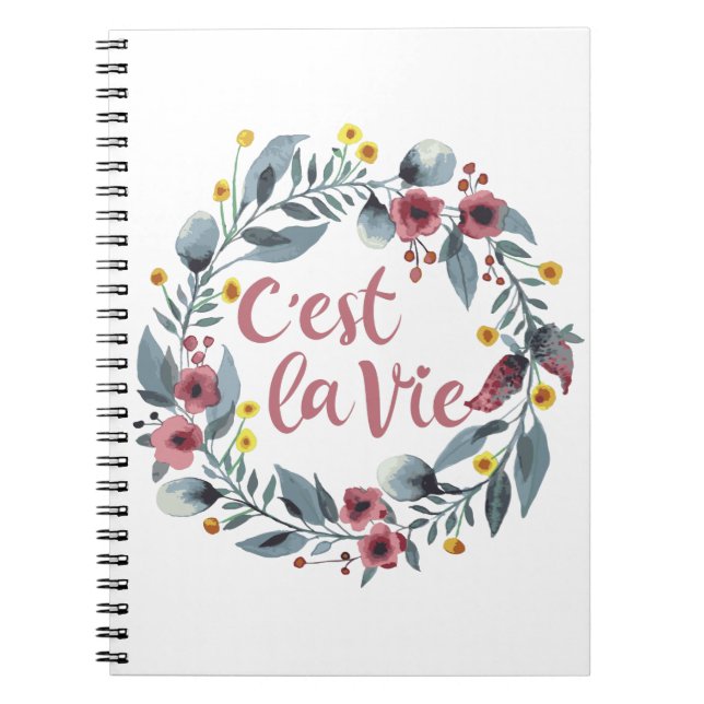 C'est La Vie French Notebook (Front)