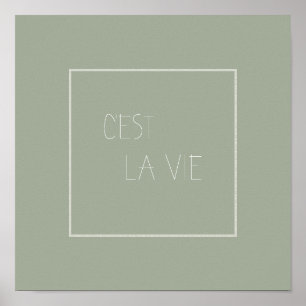 C'est La Vie - That's Life - French Poster