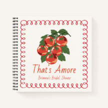 C'est l'Amour Livre d'Or de Fiançailles Tomate Rou