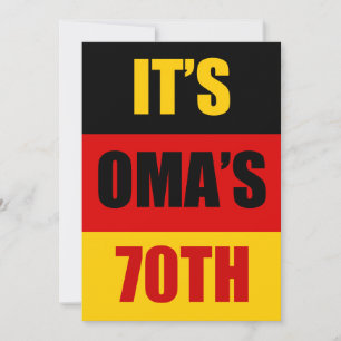 C'est le 70ème anniversaire du Invitation du drape