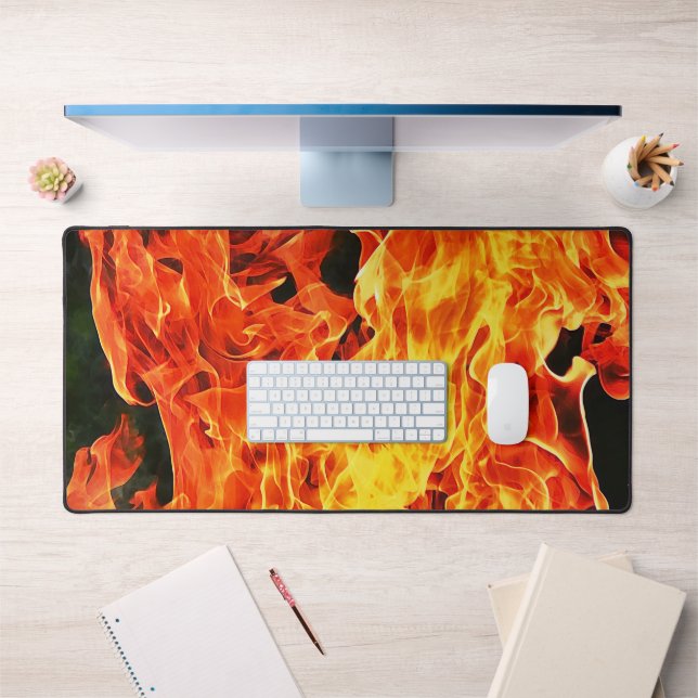C'est le Feu, Flaming Hot Look Desk Mat Pad (Bureau 1)