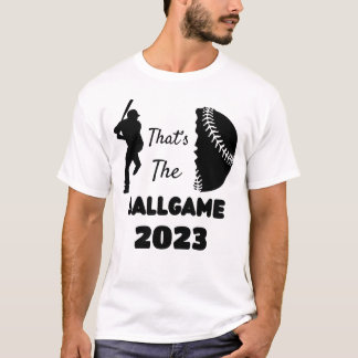C'est le T-shirt de la Graduation de Baseball de j