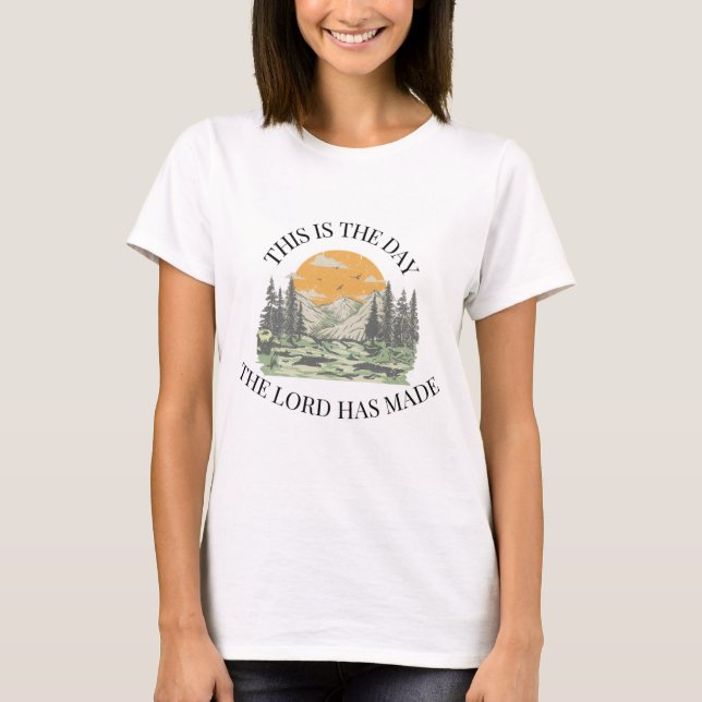 C'est le T-shirt féminin Inspirational Day (Devant)