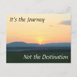 C'est le voyage, pas la carte postale de destinati