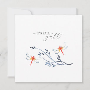 C'est les Cartes de Thanksgiving de Fall Y'all