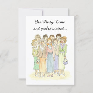 C'est l'heure de la fête Invitation d'amis