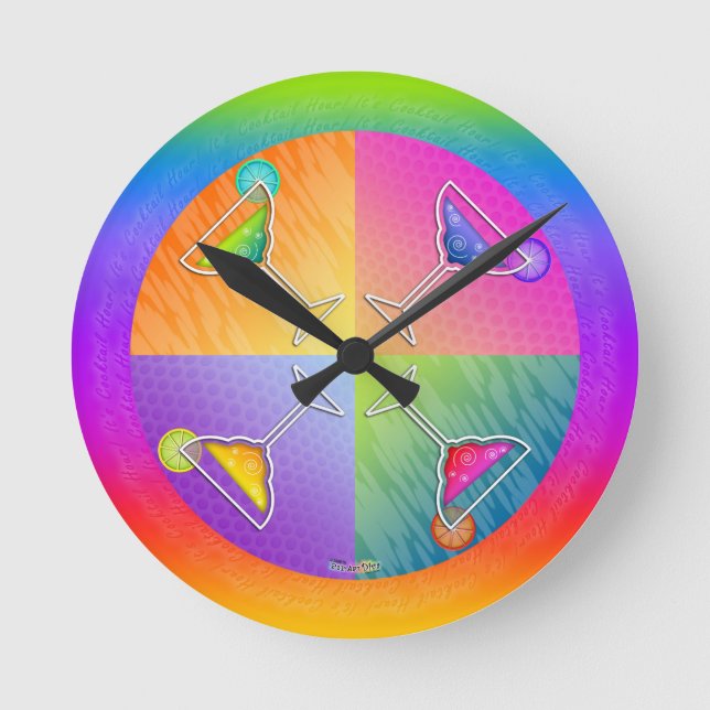 C'EST L'HEURE DE MARGARITA ! HORLOGE DU MUR (Recto)
