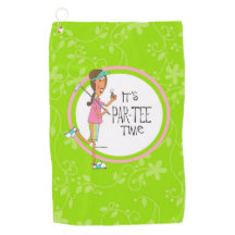 C'est l'heure de Parte tee ! Serviette de golf