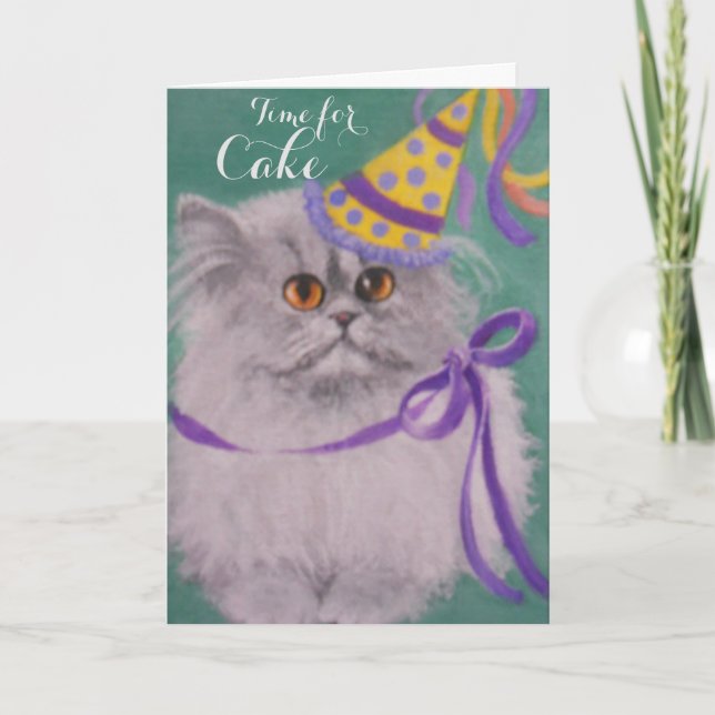 C'est l'heure du gâteau ?/ carte d'anniversaire de (Devant)