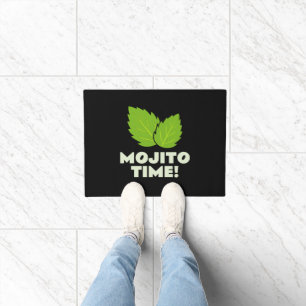 C'est l'heure du Mojito ! Tapis de sol drôle pour 