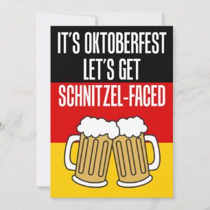 C'est l'Oktoberfest Obtenons un Invitation face à 