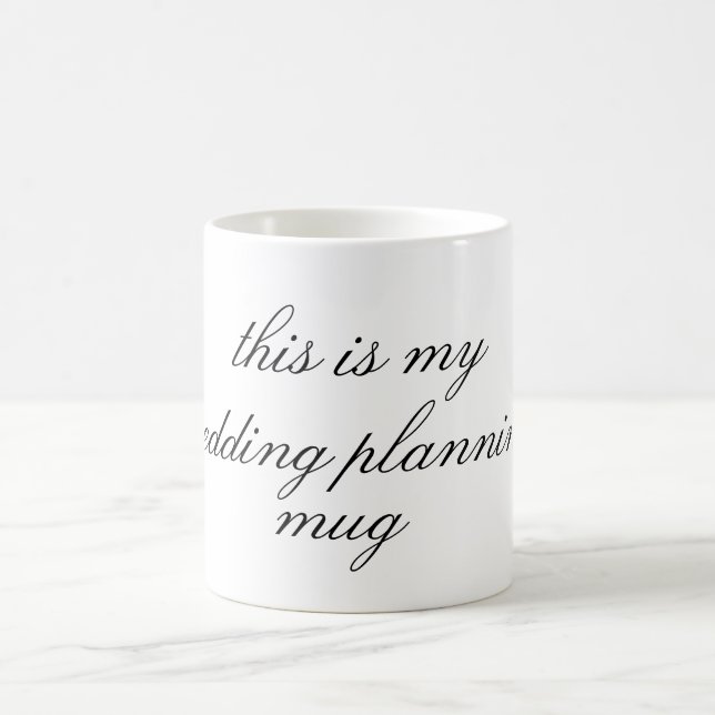 c'est ma tasse de café de tasse de planification (Centre)