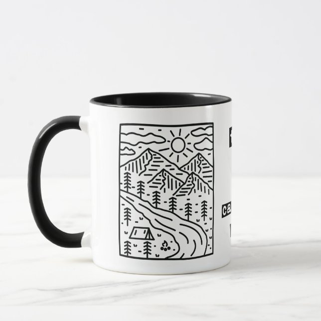 C'est ma tasse de camping drôle tasses de café de  (Gauche)
