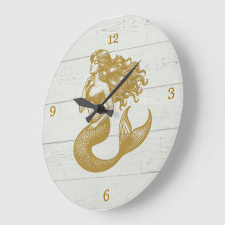 C'est Mermaid Time Horloge murale