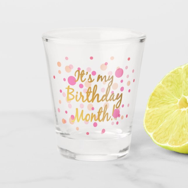 C'est mon Anniversaire Mois de verre (Devant)
