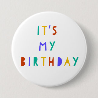 C'est mon Anniversaire Pin Badge Fête Enfants Favo