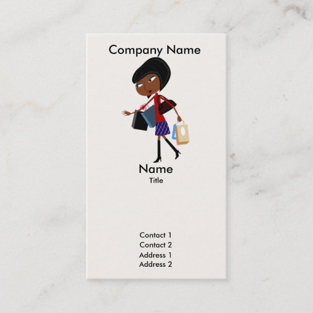 C'est mon Carte de visite de sac (Devant)