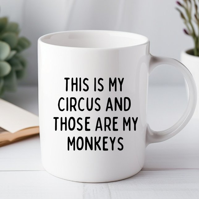 C'Est Mon Cirque Drôle Bureau Mug (Créateur téléchargé)
