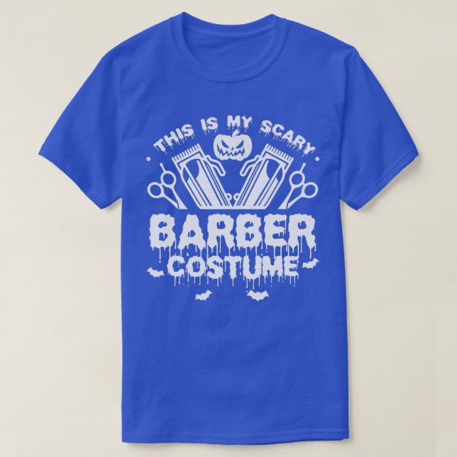 C'Est Mon Costume De Barber Scary Classic TShirt (Design devant)