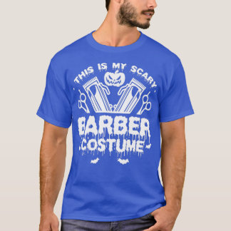 C'Est Mon Costume De Barber Scary Classic TShirt