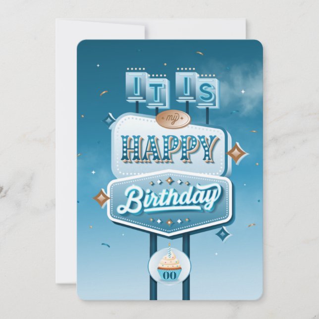 C'est mon joyeux anniversaire Invitations à la Fêt (Devant)
