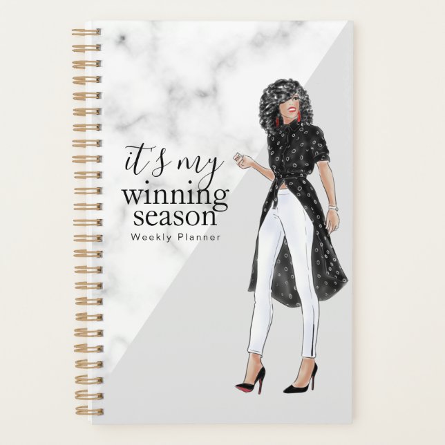 C'est mon planificateur de saison gagnant. (Devant)