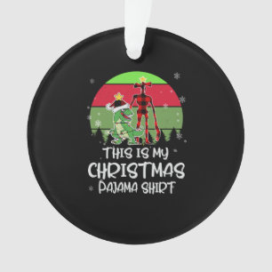 C'est mon Pyjama de Noël Siren Head Tree Rex