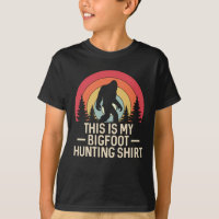 C'est mon t-shirt de chasse au Bigfoot | Bigfoot R