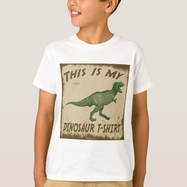 C'EST MON T-SHIRT DE DINOSAURE (Devant)