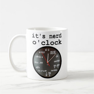 C'est Nerd O'Clock Funny Clock Mug Humour