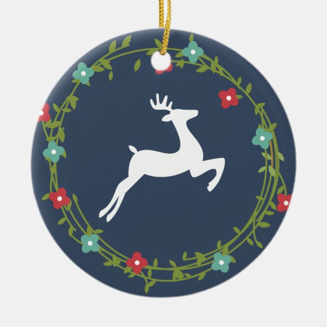 C'est Noël Fête Ornement Personnalisé (Devant)