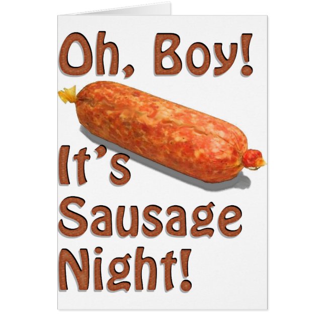 C'est nuit de saucisse ! (Devant)